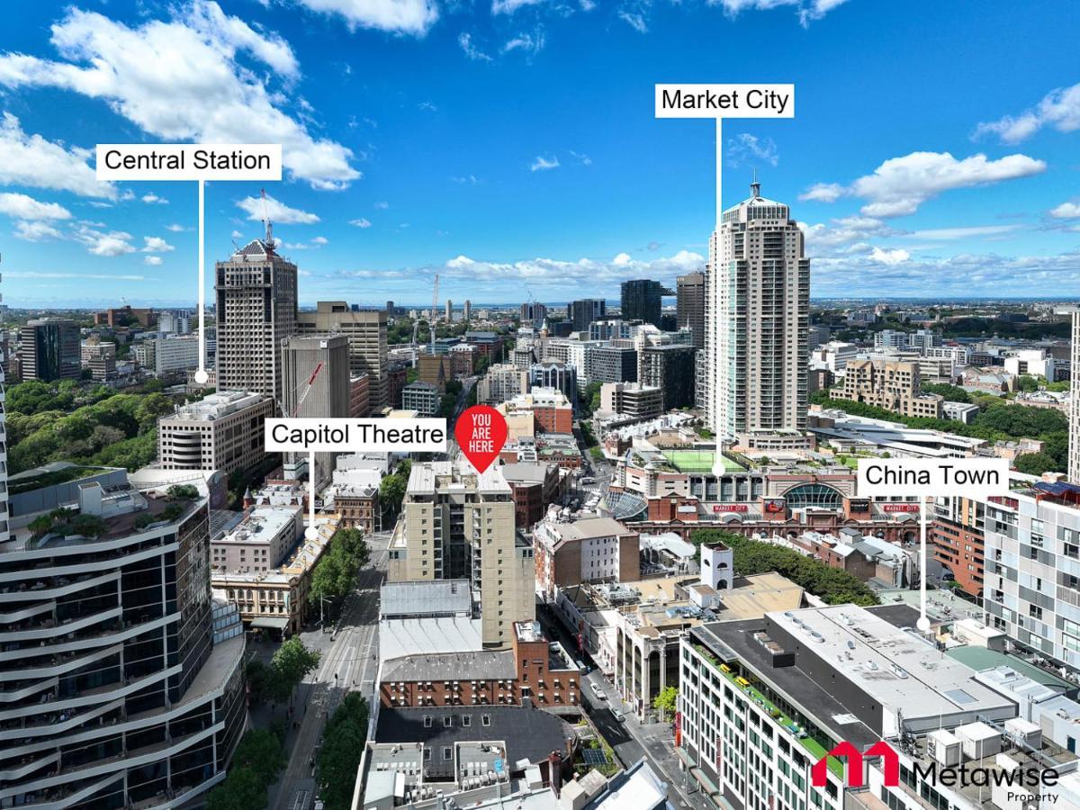 Metawise Sydney Cbd Haymarket Luxe 2Bed Penthouse Aqua Kültér fotó